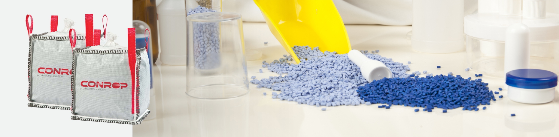 In the chemical industry, bags from a&nbsp;series of clean production are used with a&nbsp;requirement for quality and cleanliness. Bags made of cut fabric supplemented with PE foil are common. Bags with construction, antistatic and conductive or UN bags 