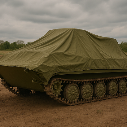 Tarpaulins for military vehicles